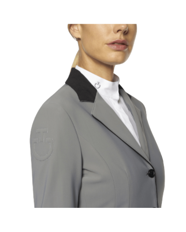 Veste de concours cavalleria toscana - Zip Riding Jacket - Gris GGD009 JE015 Cavalleria Toscana Vestes de concours