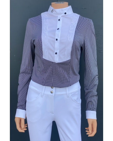 Polo Techn Shirt I/Sleeves W/Bib cavalleria toscana CAD004 JE055 Cavalleria Toscana Cavaliers