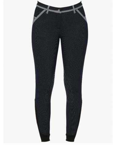 Pantalon cavalleria toscana - Plaid Print Breeches W/ Contrasting Trim PAD145 JF010 Cavalleria Toscana Pantalons