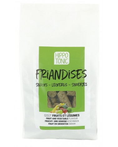 Friandises HIPPOTONIC, goût Fruits et legumes Sachet 1KG  Hippo Tonic Accueil