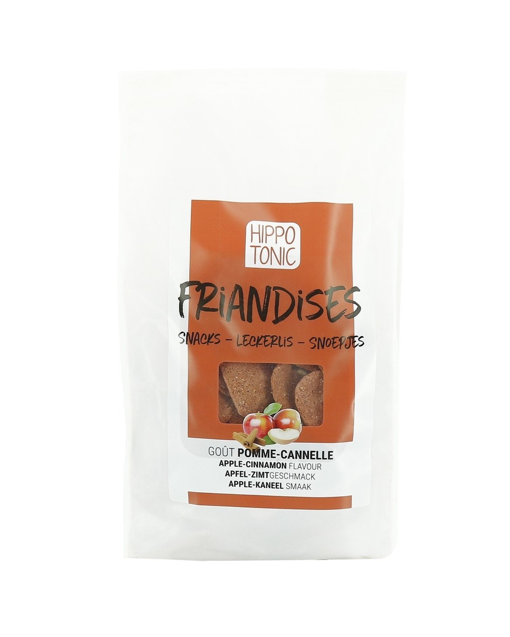 Friandises HIPPOTONIC, goût Pomme Cannelle Sachet 1KG  Hippo Tonic Accueil