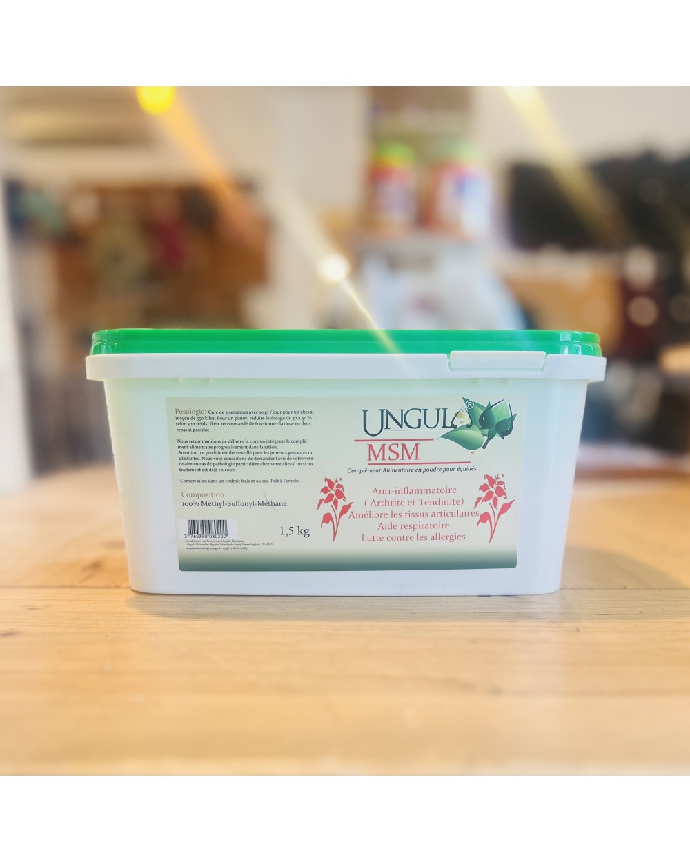 MSM (Méthyl-Sulfonyl-Méthane) 1,5Kg - Ungula  ungula Accueil